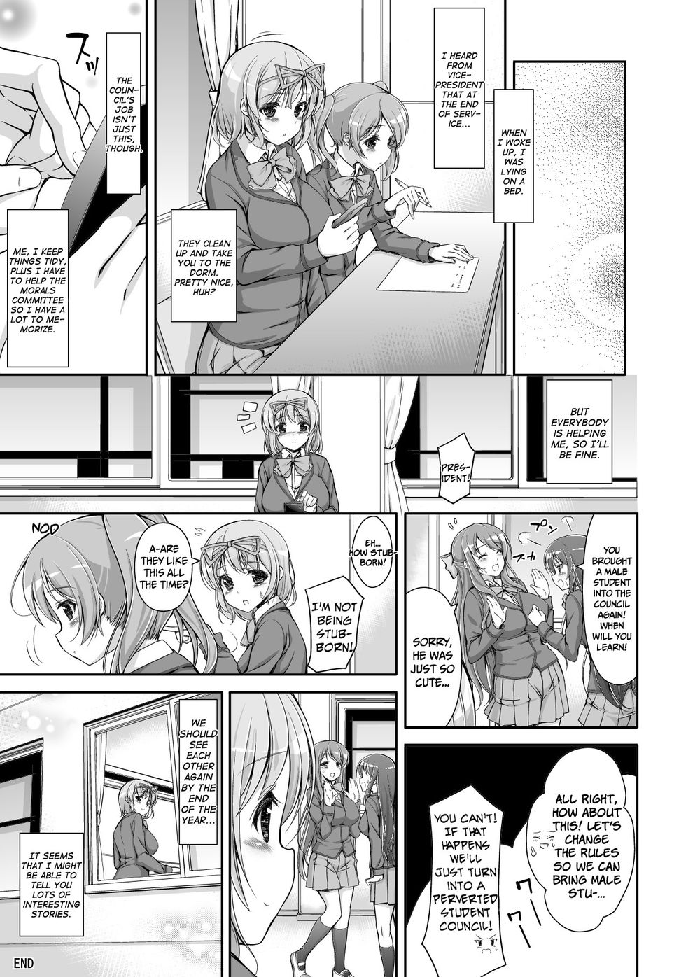 Hentai Manga Comic-Student Council's Special Service-Read-54